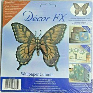 Decor FX 16 Large Wallpaper Cutouts Butterflies Furniture Crafts Wall Scrapbook